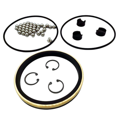 105PCS Boules d'acier pivotantes ensemble de réparation de joints 4 pouces 15k Kit Tsi Avec boule boucle anneau de laiton