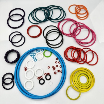 Résistant à la chaleur Haute qualité Taille variée Colorier joints d'étanchéité en caoutchouc O Ring pour l'industrie pétrolière et gazière