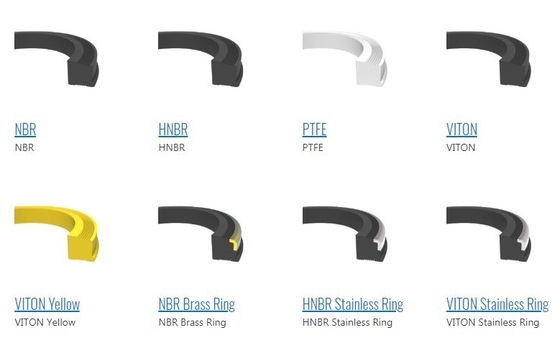 Rings en caoutchouc avec support en laiton ou en acier inoxydable