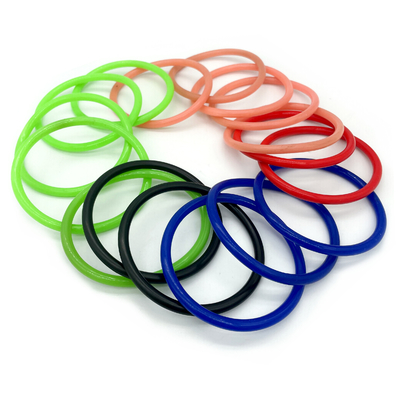 Professionnel 40~60 Shore A couleur de caoutchouc de silicone doux Seal O Ring