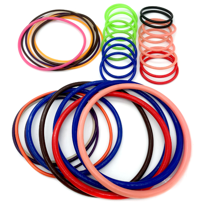 Professionnel 40~60 Shore A couleur de caoutchouc de silicone doux Seal O Ring