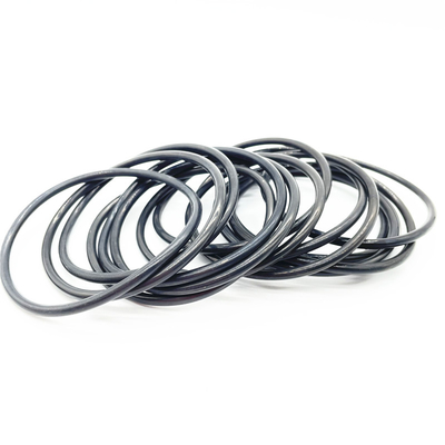 Anneaux en caoutchouc de silicone O noir durable FKM NBR EPDM pour diverses applications