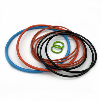 Sceaux à anneaux en caoutchouc plat en silicone AS568 NBR FKM EPDM personnalisé en tailles standard et personnalisées