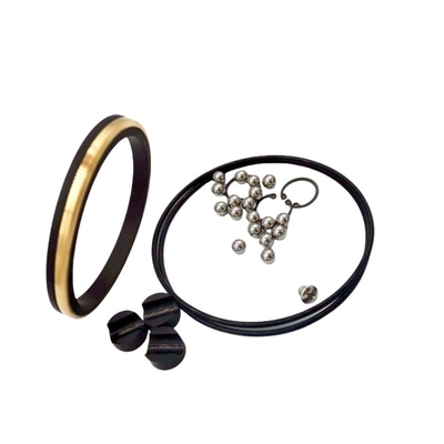105PCS Boules d'acier pivotantes ensemble de réparation de joints 4 pouces 15k Kit Tsi Avec boule boucle anneau de laiton