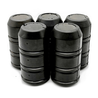 2.875 pouces écouvillons en caoutchouc tasses pour écouvillons avec noyau en aluminium