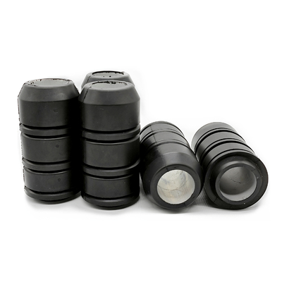 2.875 pouces écouvillons en caoutchouc tasses pour écouvillons avec noyau en aluminium