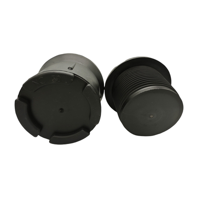 NC50 Couvercle à vis à usage lourd Femme Homme Noir en plastique PP Caps de protection contre les fils
