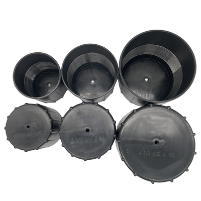 Standard API 2 3/8" PP Caps de tuyaux à huile protégés par des fils en plastique