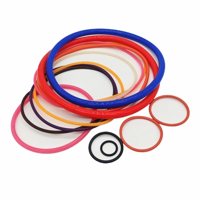 Vente directe en usine en Chine Anneaux en caoutchouc de silicone coloré de haute qualité