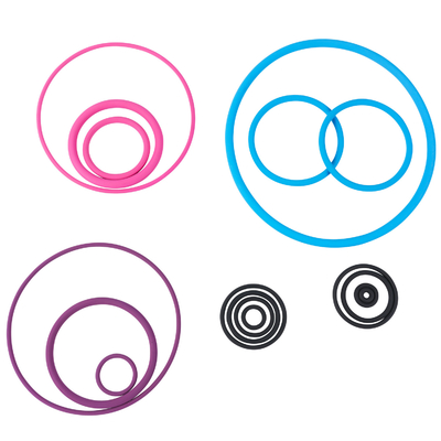 AS568 Couleurs standard caoutchouc nitrile élastique O Anneaux largement utilisés