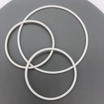 Rings en caoutchouc plat PTFE résistant aux produits chimiques Taille / Couleur / Dureté personnalisée