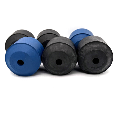 40 à 60 Shore A 3/8" à 5/8" H type économiseur d'huile caoutchouc noir et bleu