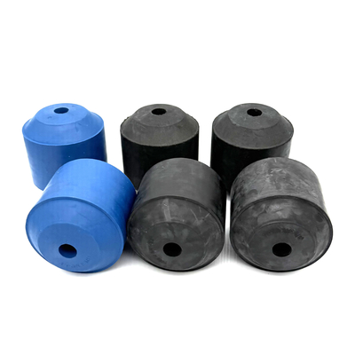 40 à 60 Shore A 3/8" à 5/8" H type économiseur d'huile caoutchouc noir et bleu