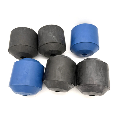 40 à 60 Shore A 3/8" à 5/8" H type économiseur d'huile caoutchouc noir et bleu