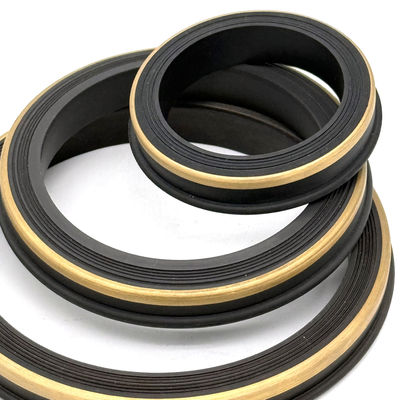 Sceaux d'union à marteau au nitrile (NBR) avec anneau de secours en laiton pour des applications à haute pression de 10 000 PSI à 15 000 PSI