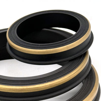 Sceaux d'union à marteau au nitrile (NBR) avec anneau de secours en laiton pour des applications à haute pression de 10 000 PSI à 15 000 PSI