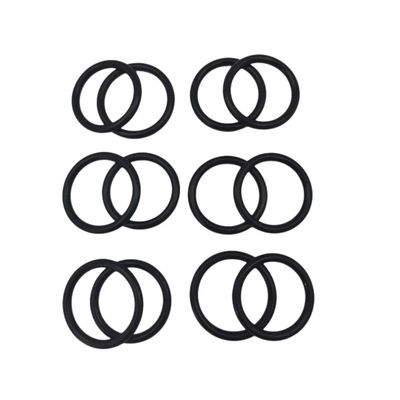 Sceaux à anneaux en caoutchouc noir de dureté et de tailles différentes pour l'industrie pétrolière et gazière