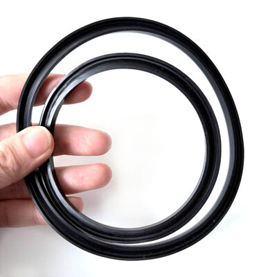 Étanches en caoutchouc personnalisées certifiées ISO 9001 en silicone NBR FKM EPDM pour composants d'étanchéité industriels