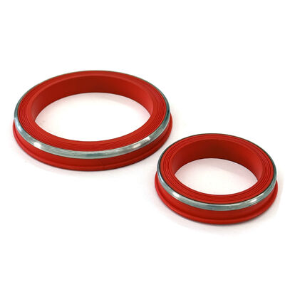 Résistant à la température FKM style de lèvres Hammer Union Seals avec anneau SS Conçu pour les environnements H2S & CO2