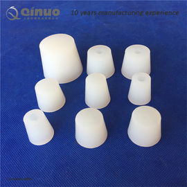 Caoutchouc de bouchon de bondon en caoutchouc de silicone de laboratoire de catégorie comestible le petit branche la couleur blanche