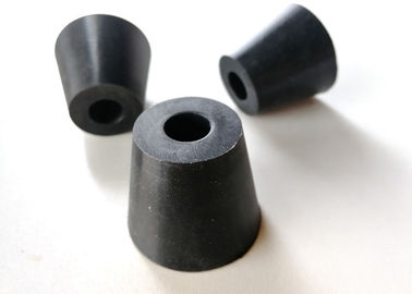 Fermetures en caoutchouc de silicone à un trou de qualité de laboratoire pour bouteilles de chimie, tubes à essai, flacons