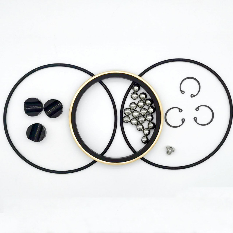 Kit de réparation des articulations pivotantes TSI de 4 pouces et 15 kilos avec boucle à billes, joints en laiton, joints en caoutchouc, boules en acier de 3/8 pouces