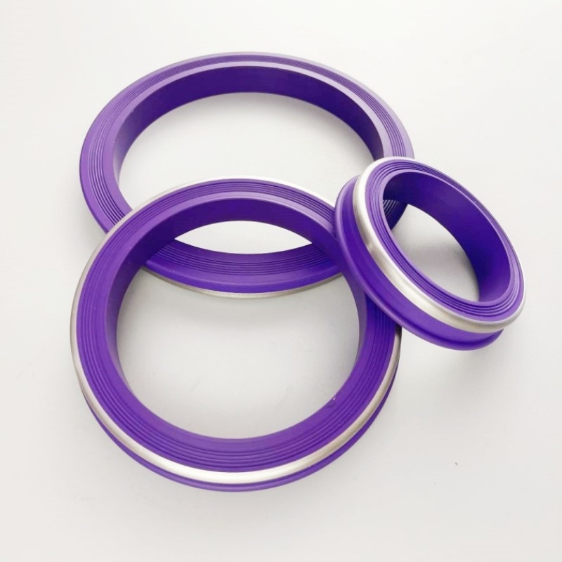 Pourpre de haute qualité NBR HNBR FKM PTFE Hammer Union Seal avec support inoxydable