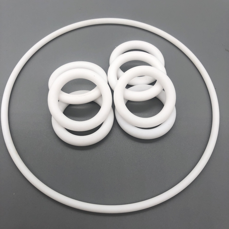 Rings en caoutchouc plat PTFE résistant aux produits chimiques Taille / Couleur / Dureté personnalisée