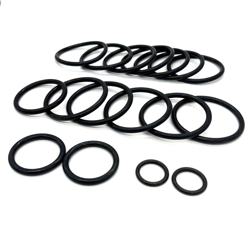 O-Rings à base de nitrile résistant à l'huile avec une dureté de 70-90 Shore A et des tailles personnalisées pour l'étanchéité industrielle