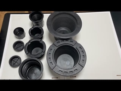 NC50 Couvercle à vis à usage lourd Femme Homme Noir en plastique PP Caps de protection contre les fils